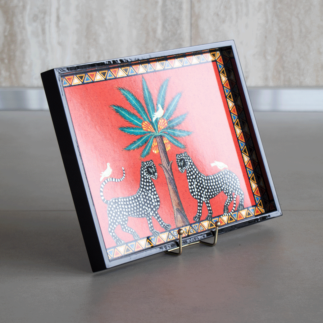 ORTIGIA(オルティージャ) 長方形トレー大 ヒョウレッド – Tempo Online